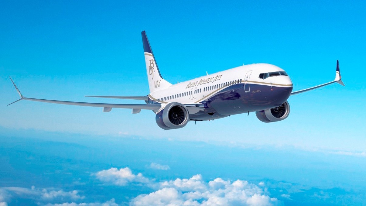 Boeing Business Jet - exterior and cabin