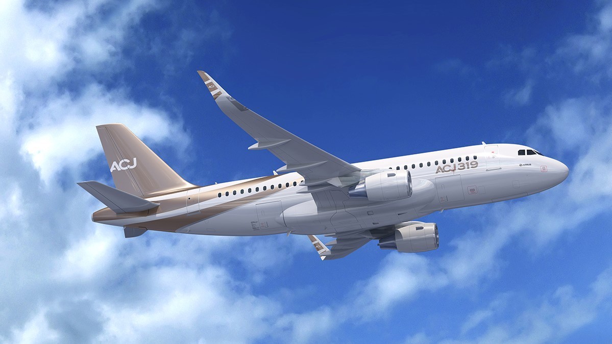 Airbus Corporate Jet - exterior and cabin