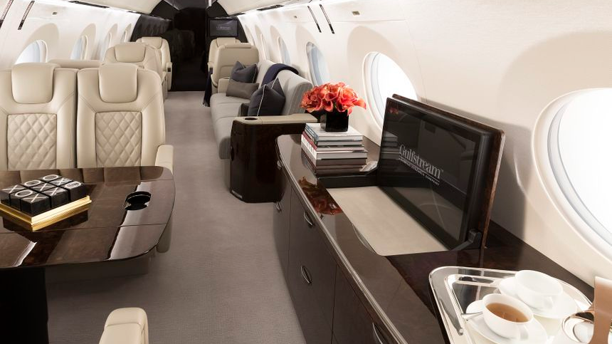 Gulfstream G450 - exterior and cabin