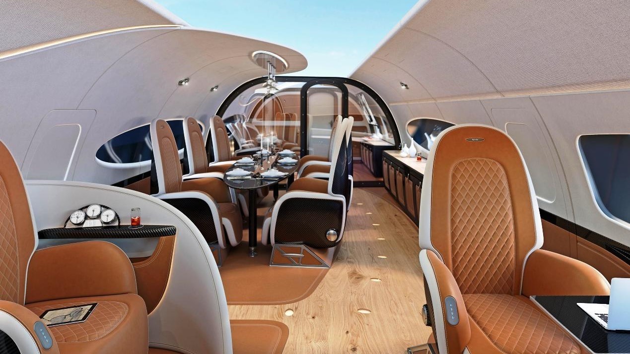 Airbus Corporate Jet - exterior and cabin