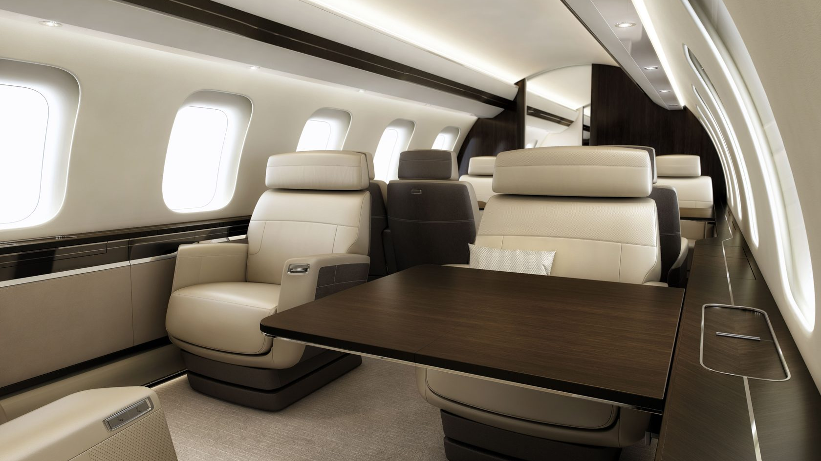 Global 7000 - exterior and cabin