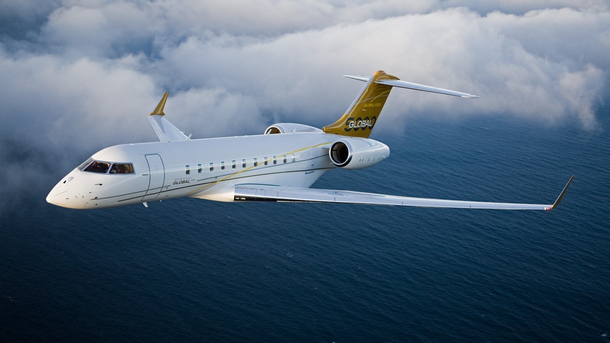 Global 5000 - exterior and cabin