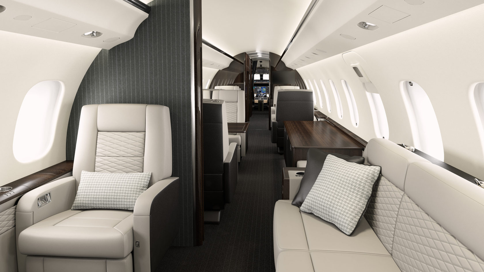 Global 5000 - exterior and cabin
