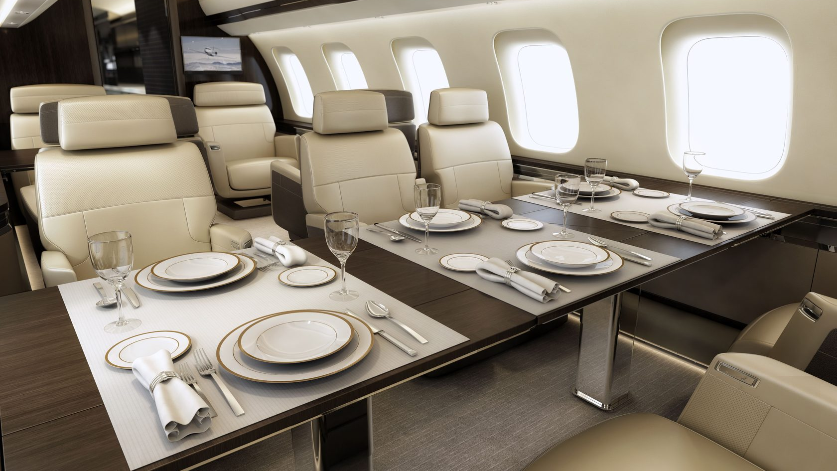 Global 7000 - exterior and cabin