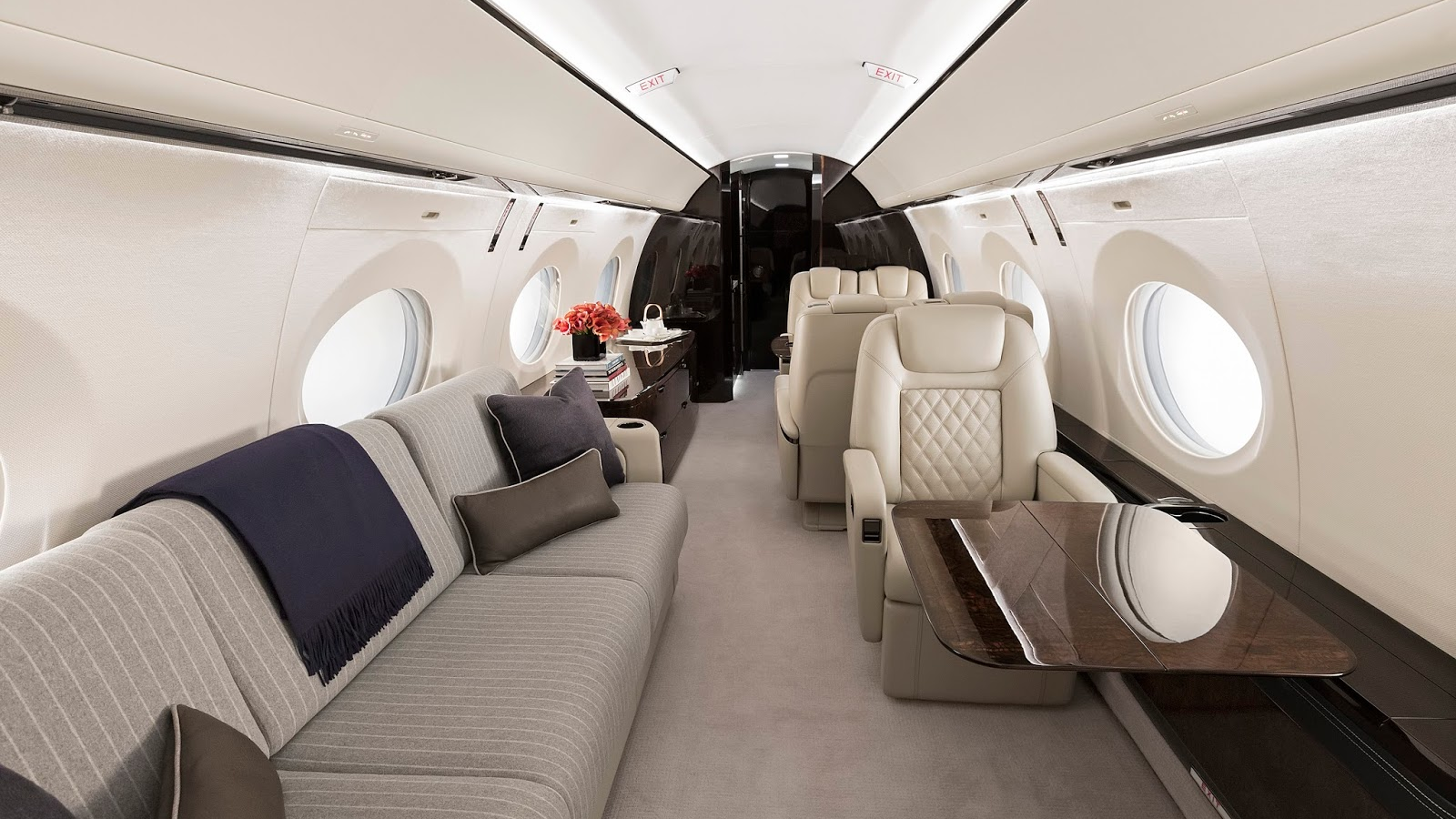 Gulfstream G450 - exterior and cabin